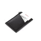 Black Vegan Leather Slim Wallet 